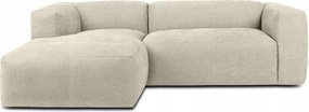 Modulárna rohová sedačka do obývačky ľavá mäkká Konsimo Buffo ecru