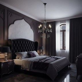 Toolight Toolight, stropné svietidlo 5xE14, EBT010-5CP, čierna, OSW-01245