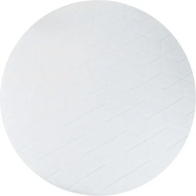 Koberec RABBIT 3D biely kruh