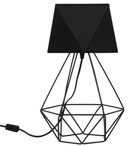 Stolová lampa DIAMOND, 1x textilné tienidlo (výber z 10 farieb), (výber z 3 farieb konštrukcie), D