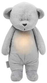 Moonie - Uspávačik s melódiou a svetlom medvedík silver 8609MOO