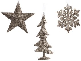 Plastová ozdoba 10,5 cm šamp. 515625