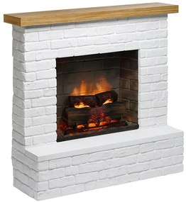 Tagu elektrický krb Rolf Brick White - Powerflame 2, 1400 W, LED
