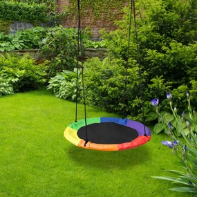 Záhradná hojdačka Rainbow farebná 80 cm