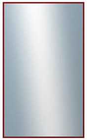 DANTIK - Zrkadlo v rámu, rozmer s rámom 60x100 cm z lišty Hliník vínová (7269209)