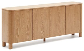 Komoda v dekore jaseňa v prírodnej farbe 200x79x40 cm Salaya – Kave Home