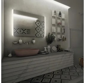 Zrkadlo do kúpeľne s LED osvetlením Nimco 90x70 cm ZP 17019