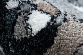 Dywany Łuszczów, Detský kusový koberec Fun Route Street animals grey, 80x150, šedá, detská izba