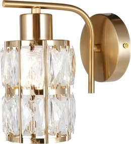 ITALUX WL-40668-1-HBR - Nástenné svietidlo ALMA 1xE27/40W/230V zlaté