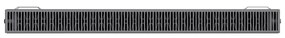 Mexen, Mexen Flat CF22 panelový radiátor 600 x 1500 mm, bočné pripojenie, 2374 W, antracit - W422F-060-150-66