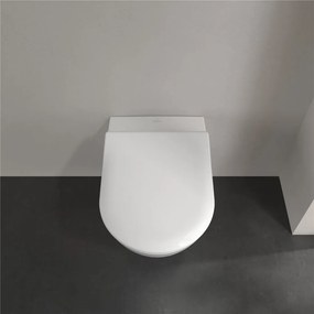 VILLEROY &amp; BOCH Subway 2.0 Combi-Pack, závesné WC s DirectFlush + WC sedátko s poklopom SlimSeat, s QuickRelease a Softclosing, biela alpská, s povrchom CeramicPlus, 5614R2R1