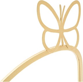 Nočný stolík v zlatej farbe Butterfly – Mauro Ferretti