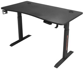 Herný stôl BR02 čierny 140 cm