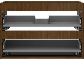 Mexen Box-A, závesná skrinka 70 cm, 2 zásuvky, orech, 91AX0-0700-470-2-86