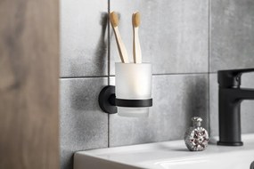 Aqualine Aqualine, SAMBA WC kefa nástenná, mliečne sklo, SB108