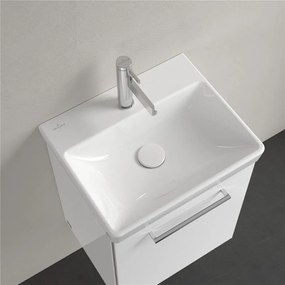 VILLEROY &amp; BOCH Avento závesné umývadielko s otvorom, s prepadom, 450 x 370 mm, biela alpská, s povrchom CeramicPlus, 735845R1