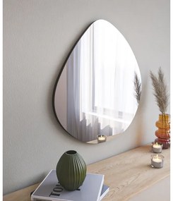 Nástenné zrkadlo BESSO 60x60 cm čierna