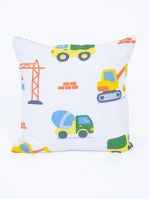 Bavlnená obliečka na vankúš Renforcé 40 × 40 cm - Autá
