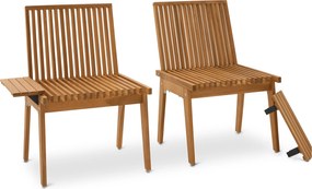 Lavička Plauderbank s flexibilným operadlom