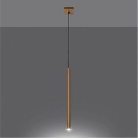 Kovové závesné svietidlo v zlatej farbe Fideus – Sollux