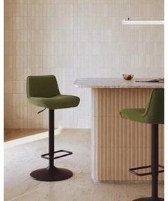 Tmavozelené barové stoličky v súprave 2 ks 103 cm Zenda – Kave Home