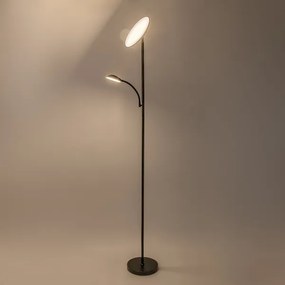 Rabalux 74084 - LED stmievateľná stojacia lampa HALINA 23W/230V 3000/4200/6500 čierna