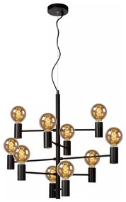 Lucide 21421/10/30 - Závesný luster LEANNE na lane 10xE27/40W/230V