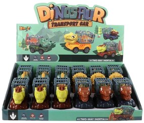 Auto na zotrvačník Dinosaurus s figúrkou 12,5 cm