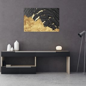 Obraz - Zlatá štruktúra N⁰1 (90x60 cm)