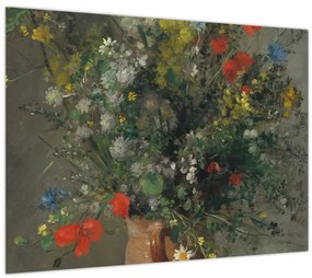 Obraz - Auguste Renoir,  Flowers in a Vase, reprodukcia (70x50 cm)