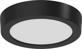 Mexen LDSR, LED stropné svietidlo, priemer 17 cm, 12W, studená - 6500K, 960 lm, čierna - L212-017-1265-70
