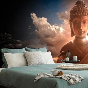 Samolepiaca tapeta Budha medzi oblakmi - 150x100