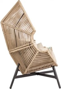 MI Ratanové kreslo HOLAND béž (LM)