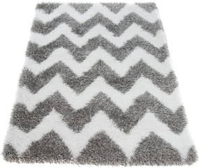 TA Koberec 5446A BIELA / L.ŠEDÁ 42 OPTIMÁLNA Rozmer: 200x300 cm