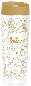 DISNEY Mickey Gold Hearts termohrnček 400 ml
