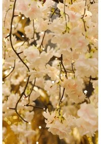 LED Vianočný dekoratívny umelý strom CHERRY TREE 288xLED/230V 2,5 m čerešňa