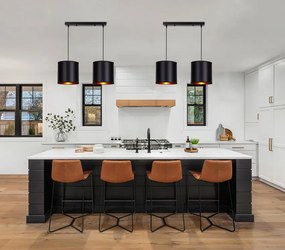 Candellux Čierno-medený závesný luster Candida pre žiarovku 2x E27 32-00712