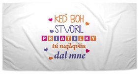 Sablio Uterák Keď Boh stvoril priateľky - 30x50 cm