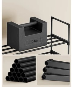 Botník ALVORO čierny