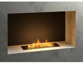 InFire - Vstavaný BIO krb 7,5x50 cm 3,5kW čierna