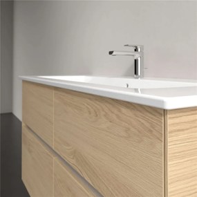 VILLEROY &amp; BOCH Collaro závesná skrinka pod umývadlo, 4 zásuvky, s LED osvetlením, 1161 x 480 x 610 mm, Nordic Oak, C146B0VJ