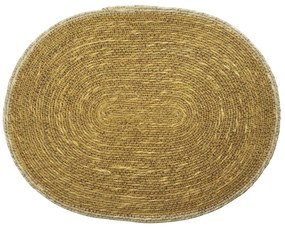 MADAM STOLTZ Prostírání Seagrass Natural Rim – set 2 ks Přírodní