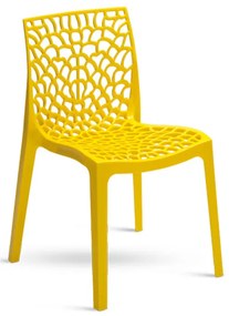 Stima Plastová stolička GRUVYER Vyberte odtieň ->: Giallo - Žltá