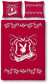 Vaneshome -  Vaneshome Obliečky Playboy Tatoo red micro Polyester, 155/220, 80/80 cm