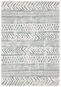 Hanse Home, Kusový koberec Twin Supreme 103861 Green / Cream – na von aj na doma, 240x340, zelená, chodba / predsieň