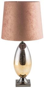 Stolná lampa Kayla 38x75 cm tehlová