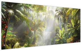 Obraz - Tropický dažďový prales (120x50 cm)