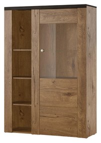 Vitrína Larita Typ 44 (dub lefkas). Akcia -20%. Vlastná spoľahlivá doprava až k Vám domov. 1030586