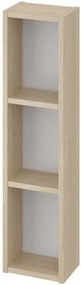 Cersanit Moduo, vysoká otvorená závesná skrinka modulárna 80x20x14 cm, dub, K116-023
