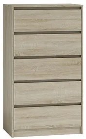 Komoda 5 zásuviek Dub Sonoma